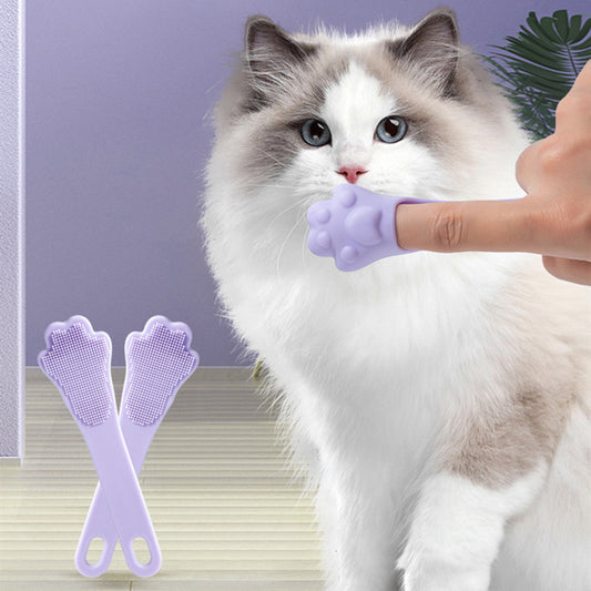 Finger Toothbrush for Small Dogs - Soft Silicone Dental Care
