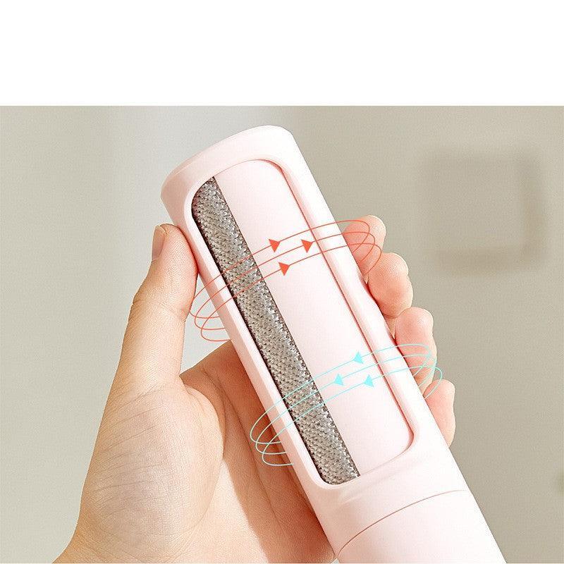 2-in-1 Pet Hair Remover Brush - Self-Cleaning Portable Grooming Tool for Dogs & Cats