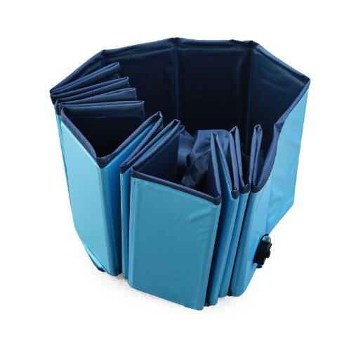 Foldable Dog Pool - Portable Pet Swimming & Bathing Tub for Large Dogs
