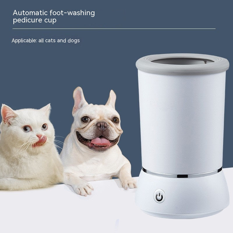 Electric Dog Paw Cleaner - Automatic Foot Washing Cup for Dogs & Cats