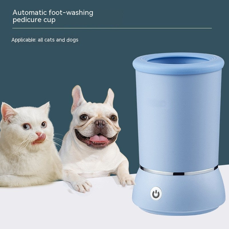 Electric Dog Paw Cleaner - Automatic Foot Washing Cup for Dogs & Cats