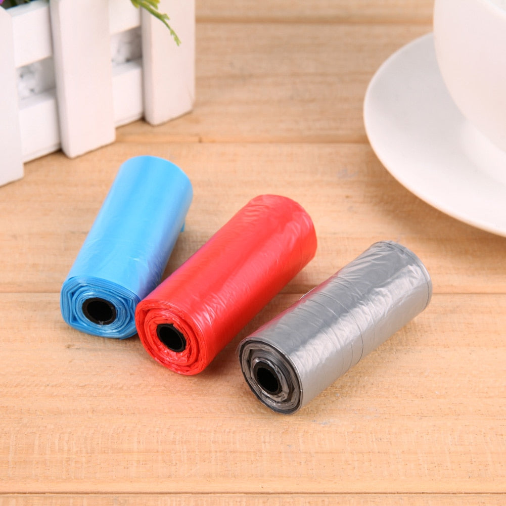 90Pcs/6 Roll Pet Dog Poop Bags Garbage Bags for