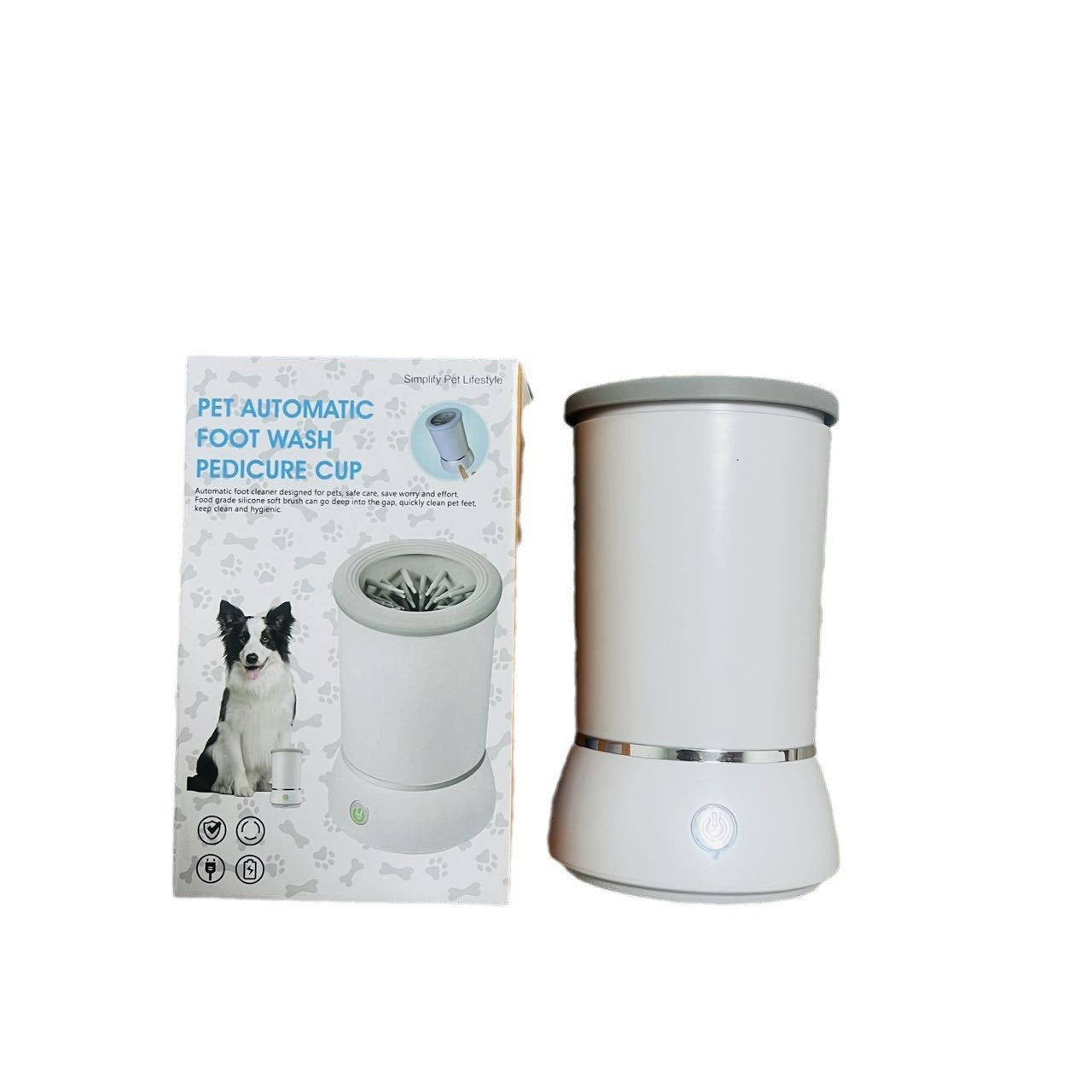 Electric Dog Paw Cleaner - Automatic Foot Washing Cup for Dogs & Cats